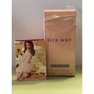 Her Way  By Royal Fragrance  3.4 Fl oz  Plus Rihanna Sample Spray for Women NIB